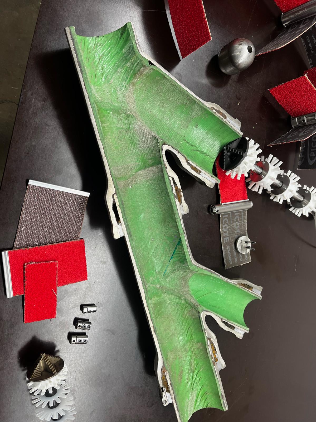 Brush coating: rioolrenovatie zonder opbraak Brush coating materiaal en borstelkoppen